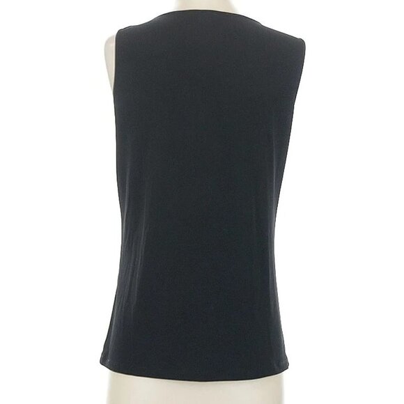 BOGO Free, Calvin Klein sleeveless black & red floral top, size Small - Picture 3 of 4